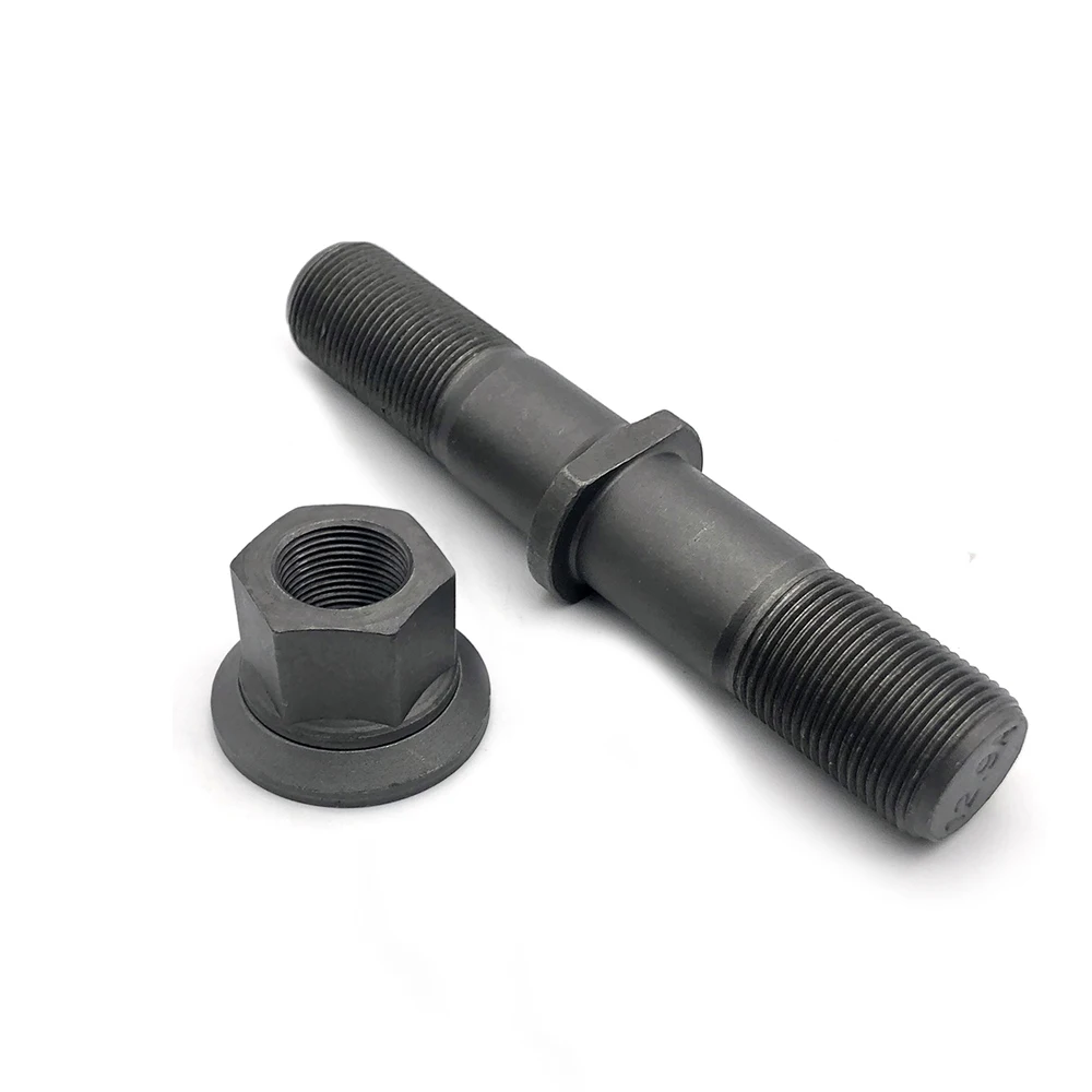 Grado Bu Lông Bánh Xe Tải 10 Bu Lông Và Đai Ốc Bánh Xe Lục Giác Ô Tô Màu Đen M20 Tùy Chỉnh Nhà Sản Xuất Trung Quốc Vòng Đệm Cho Xe Tải
