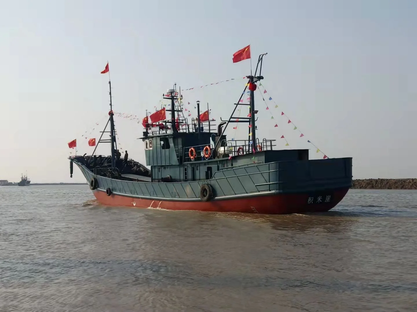 Grandsea 34m Steel Hull New Commercial Fishing Trawler Boat Gillnet Fishing Vessel with Freezing System Sea Going Diesel Boat
