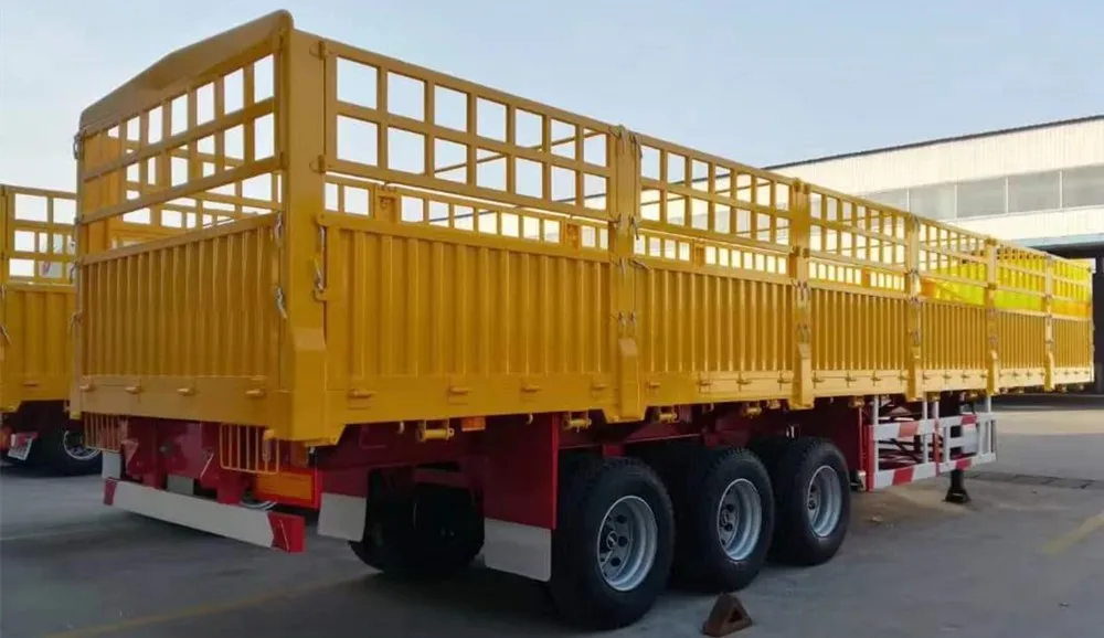 Flatbed Truck Trailer 50 Tons 40ft Flatbed Truck Trailers Skeleton ...