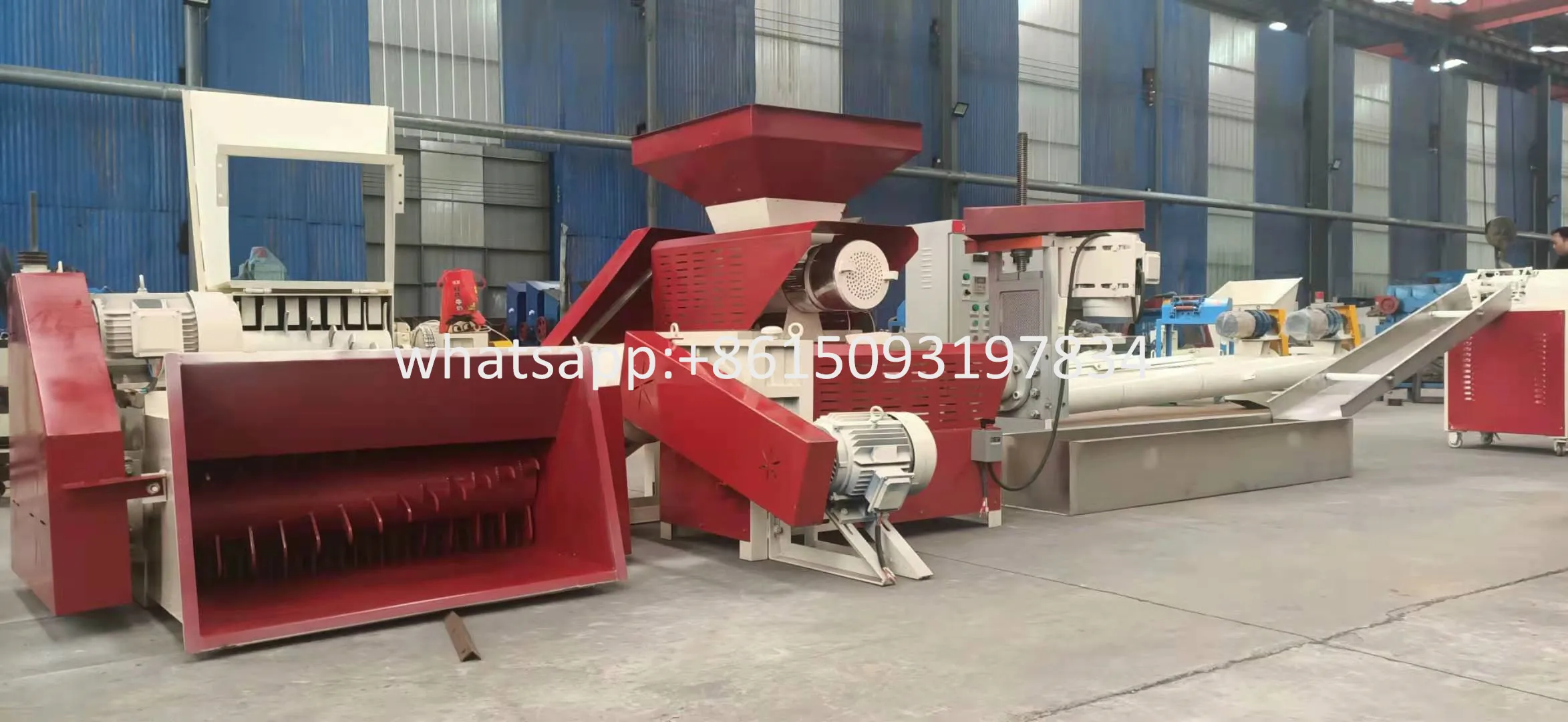 Polyurethane EPS Foam Melting Machine Styrofoam Pellets Making Extruding Granulator Machine