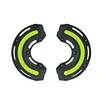 Black u-shaped 22mm reflective block 1 pair