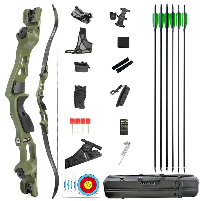 Poignée D'arc H1 Recurve – Alliage Alu – 19 Pouces – Droitier – Neuve