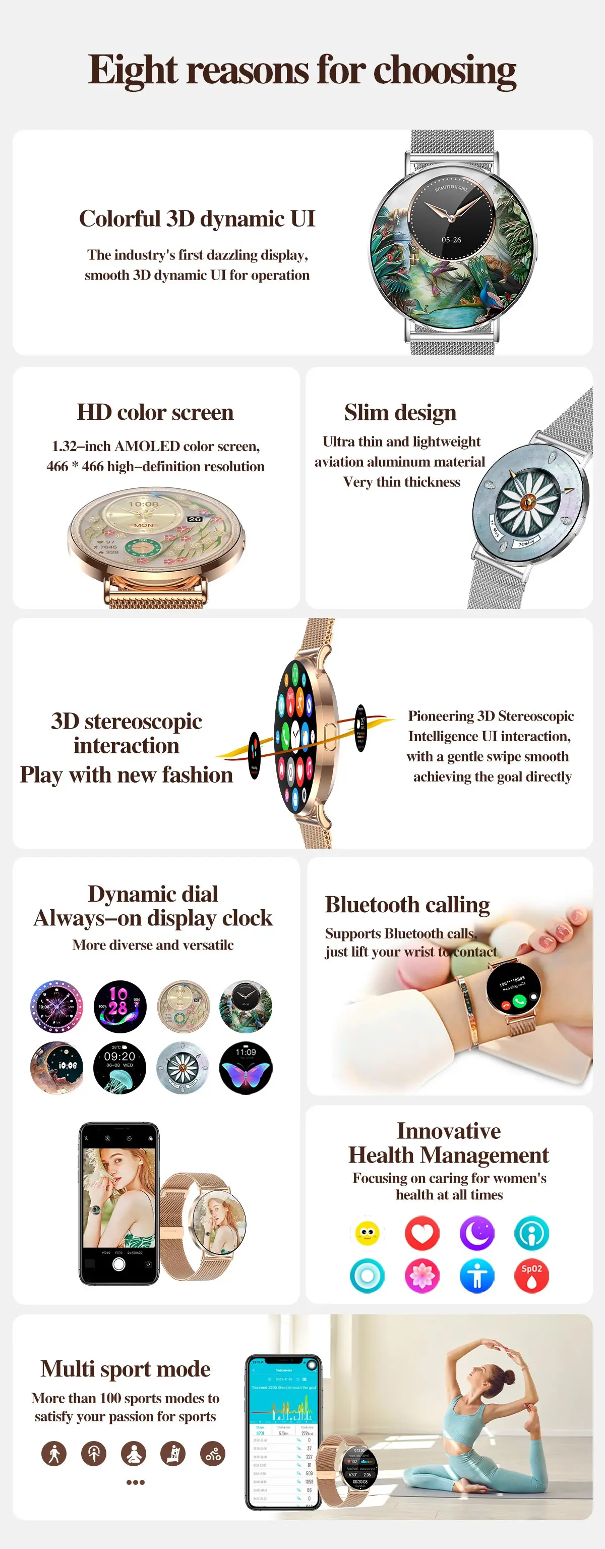 H06 Női okosóra általános