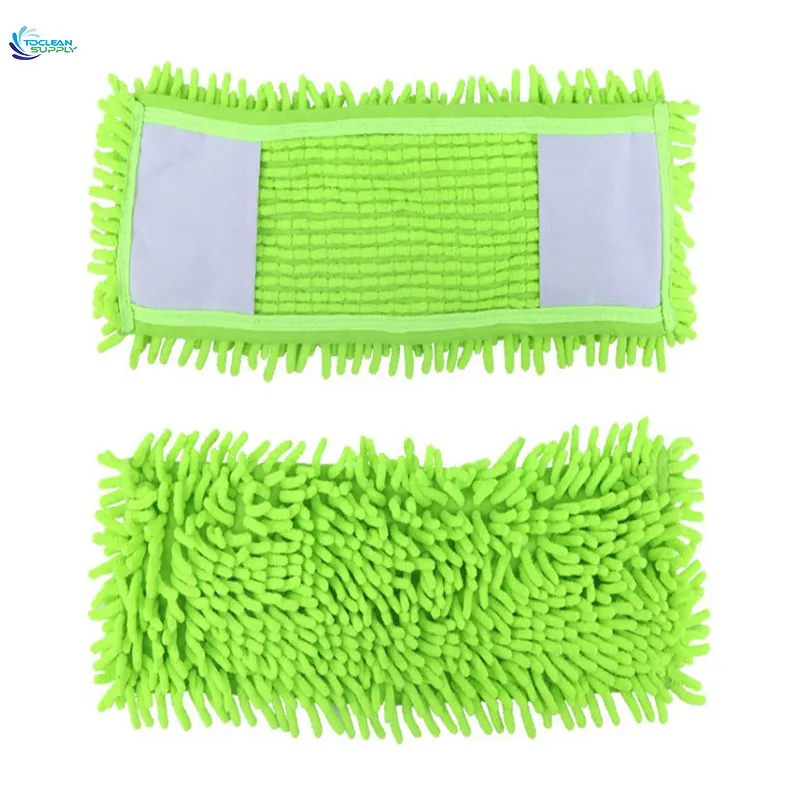 Factory Supplied Reusable 40 CM Washable Mop Pads Cleaning Dust Head Replacement Replacing Microfiber Flat Mops