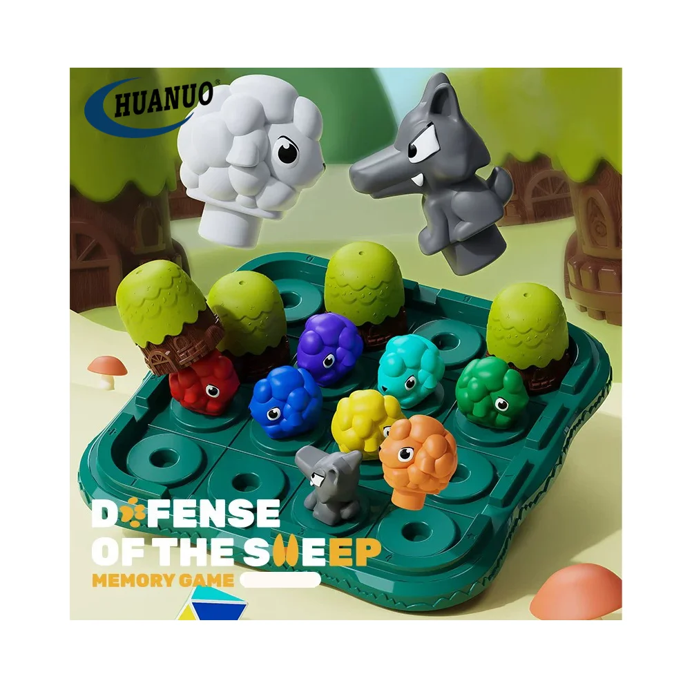 Upgrade Memory Match Brain Teaser Logical the Sheep Defense Children's Logic Educational Maze Games Toys for Kids Toys and Games