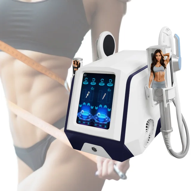 2 in 1 EMS  With RF Inner Roller Ball  Body  Roller Massage Lymphatic Drainage Body Sculpting Slimming Machine