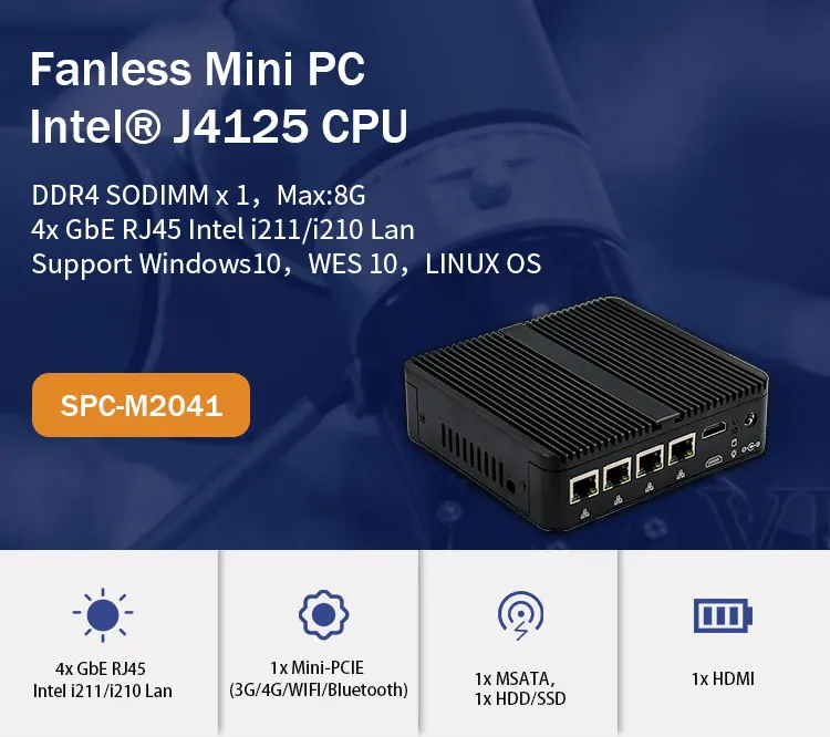 mini pc 4 Lan