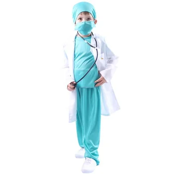 2020 new Kids occupation cosplay costumes for games doctor nurse chef fireman policeman sailor job fancy dress