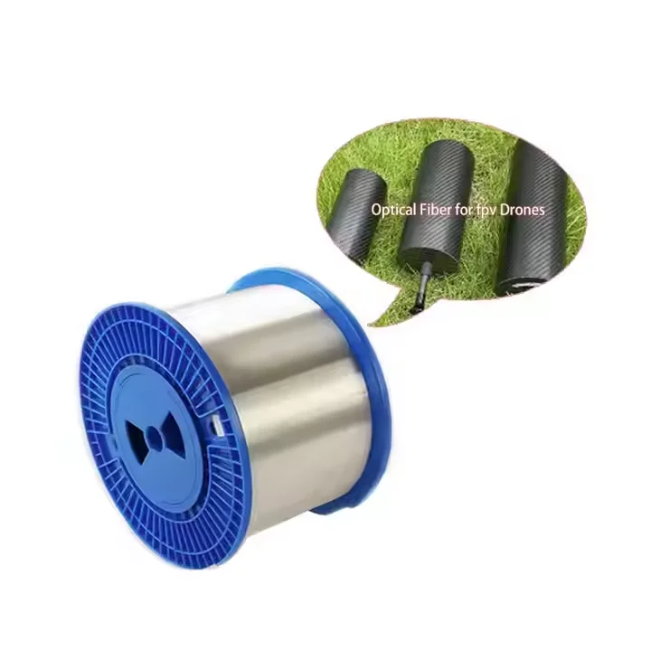 FTTH de Fabricante Direto Cable Óptico Interior de Núcleo Único Transparente / Invisível Fibra Óptica Fibra Óptica 0