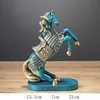 Medium-sized Junchang blue horse