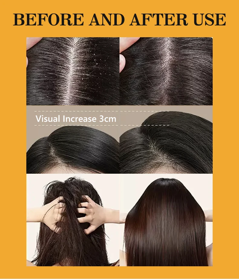 Natural Batana Oil Shampoo Biotin Hair Grease Scalp Cleaning Shampoo Nourishing Healthy Hair Products