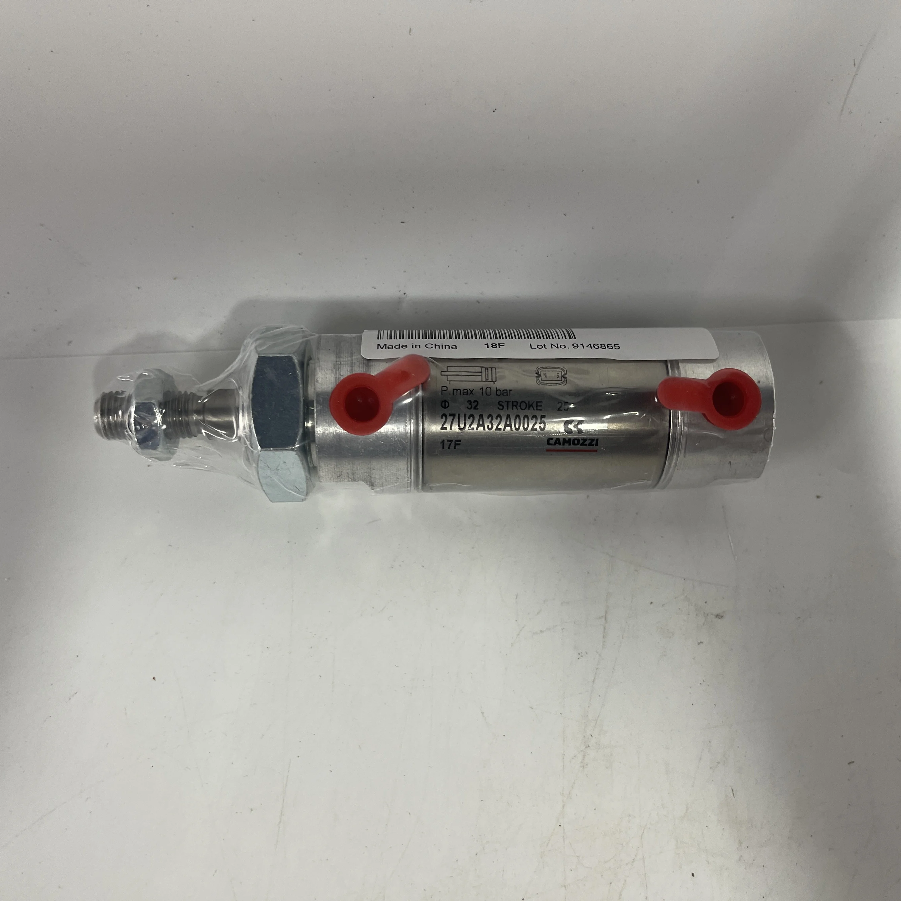 Camozzi Stainless Steel Mini Pneumatic Cylinder (3pcs) 27U2A32A0025 Camozzi Stainless Steel Mini Pneumatic Cylinder (3pcs) 27U2A32A0025