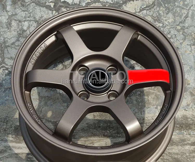BRONZE  5x120 car replica volk racing te37 red Alloy Rims Forged Aluminum Wheels 17 18 19 22 inch For BMW