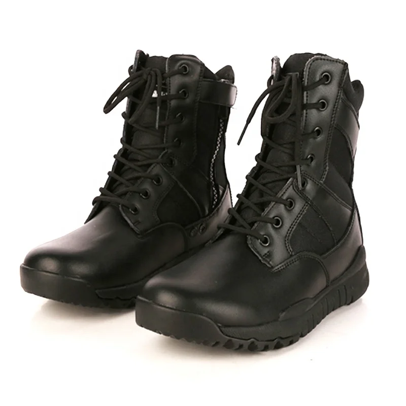 Botas militares de cuero y microfibra con punta de acero para hombres, Botas  para motociclismo y caza, zapatos para caminar de diseñador, Botas de  desierto para Hombre, color negro(#Negro) | Linio Colombia -