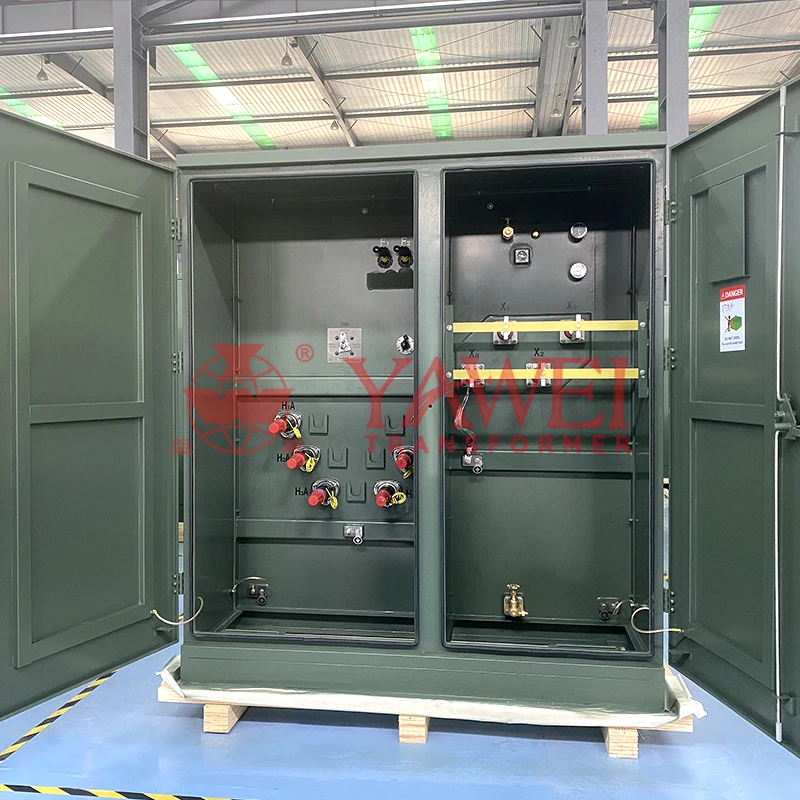 Yawei Transformer Brands Transformer Making Equipment 12.47kV 500kVA 630kVA 800kVA Pad Mounted transformers for Sale
