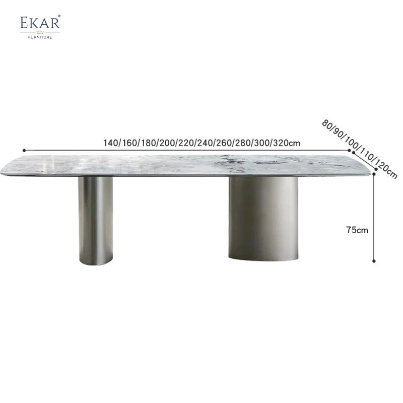 product elegant marble top dining table with metal legs for contemporary home decor-67