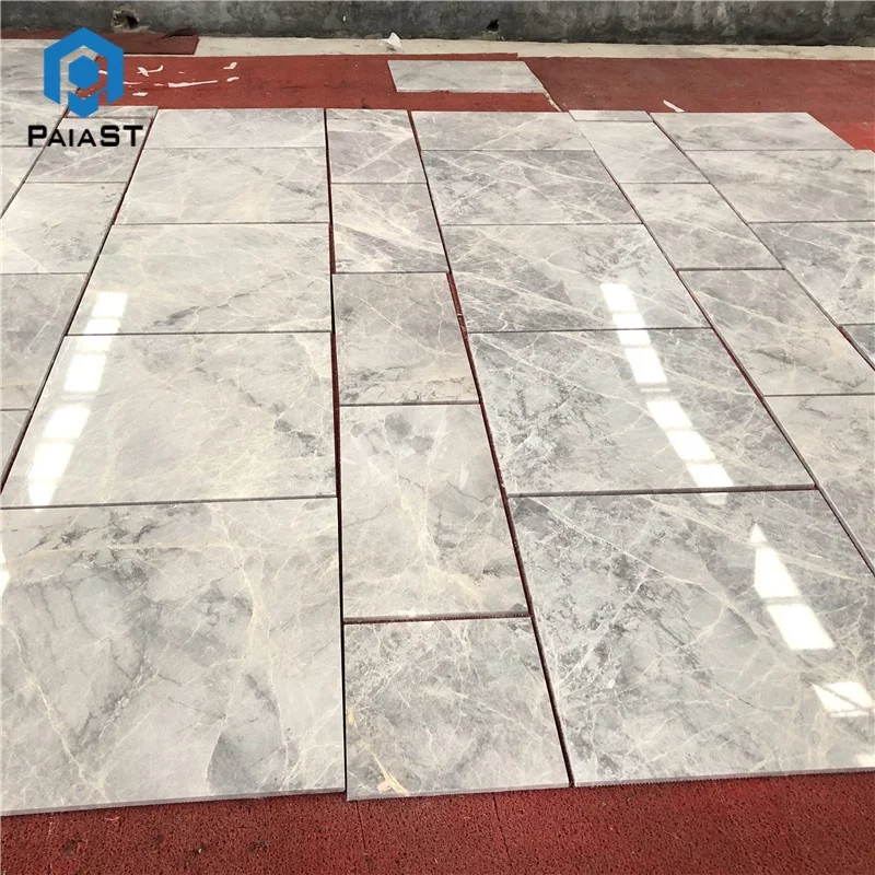 product china grey color white vein decorative marble pieces custom cut floor tiles design for villa project-4