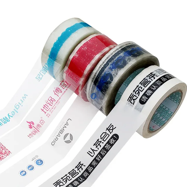 Customized Packaging  Scotched Tape Bopp Clear Adhesive Packing Tape for Sealing Cartons