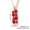 Rose gold-rose red