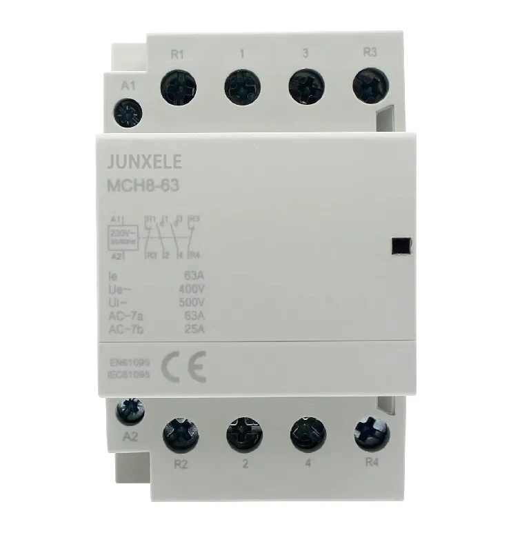 Модульный компактный контактор переменного тока 4P 63А