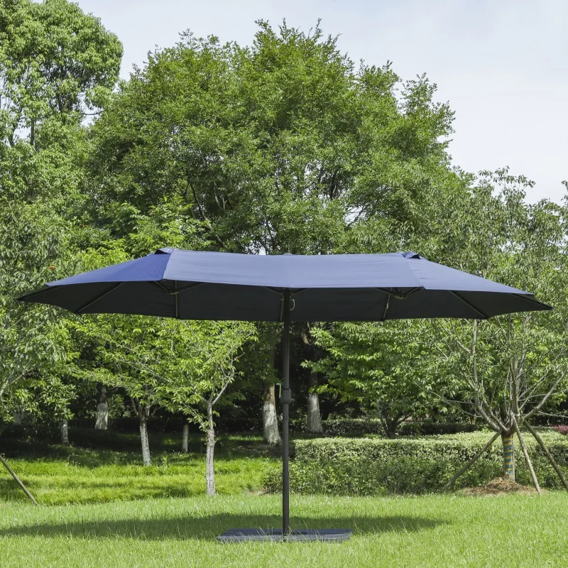 Hot sale steel parasol pool umbrella outdoor without tilt outdoor restaurant table with umbrella