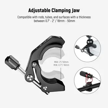 NEEWER Adjustable Multi-Functional Camera Crab Clamp Mount for Dslr Cameras detail image