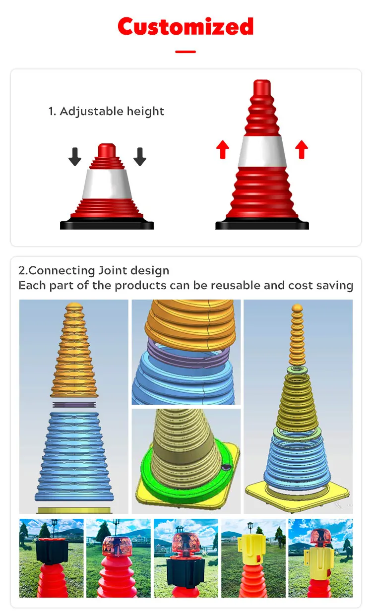 28 Inch Plastic Remote Controlled Led Ges Roofing Construction Weighted