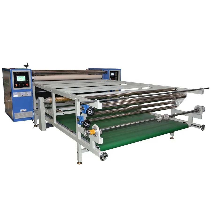 Automatic 170cm Width Roll Heat Press Machine Fabric Textile Calender Heating Roller for Sublimation Heat Transfer New Condition