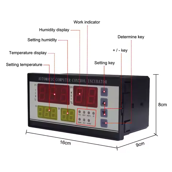 Temperature Humidity Controller, XM-18, 110/220V - detail 6