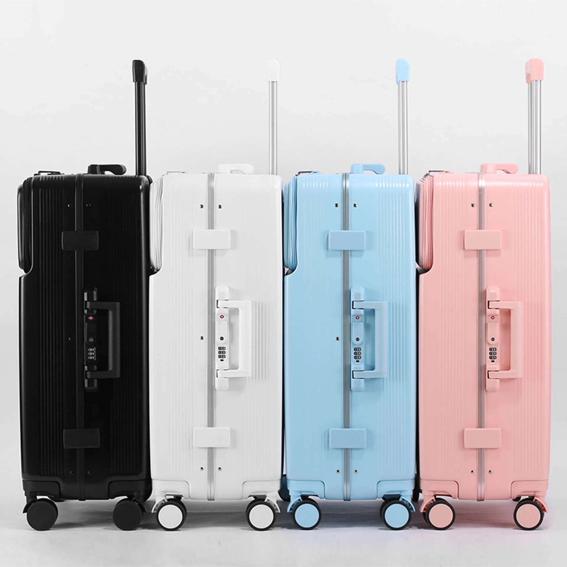 Aluminium Frame Expandable Hard-Side Spinner Wheel Luggage