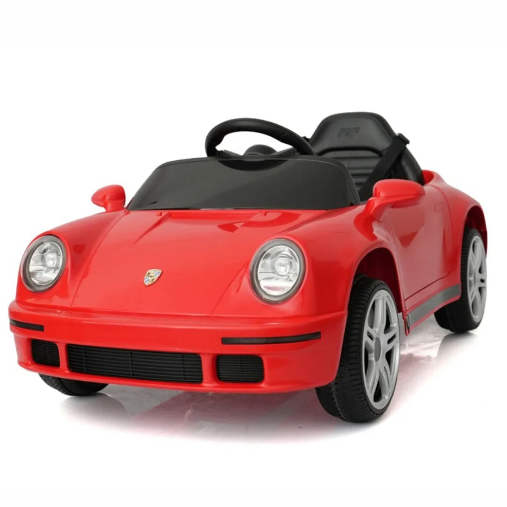 New Model Children Ride-On Toy Dual Drive Electric Car with Shaking Lights Early Education Plastic Ages 2-7