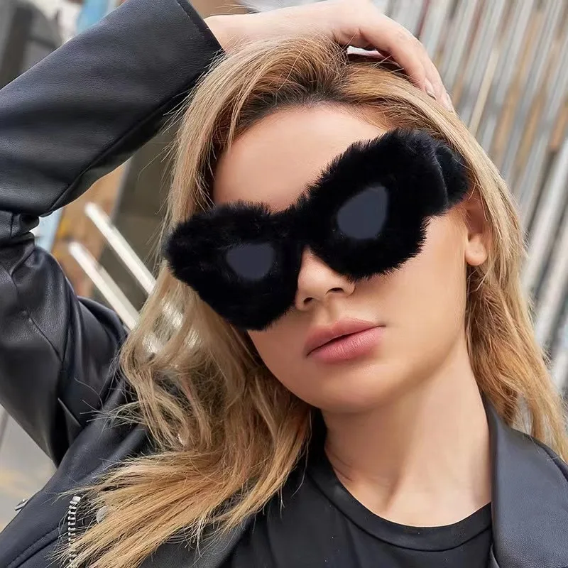 Oversized Cateye Sunglasses for Women - UV400 Protection display picture 1