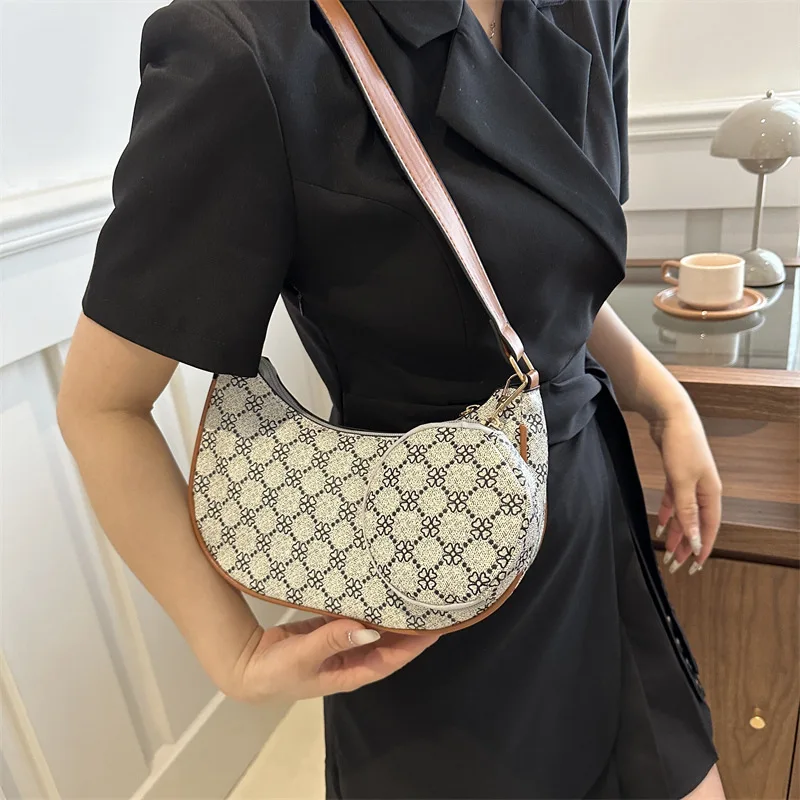 2024 Fashion Luxury Branded Ladies PU Leather Cross Body Tote Bag Handbag Classic Women's Shoulder Bags for Women