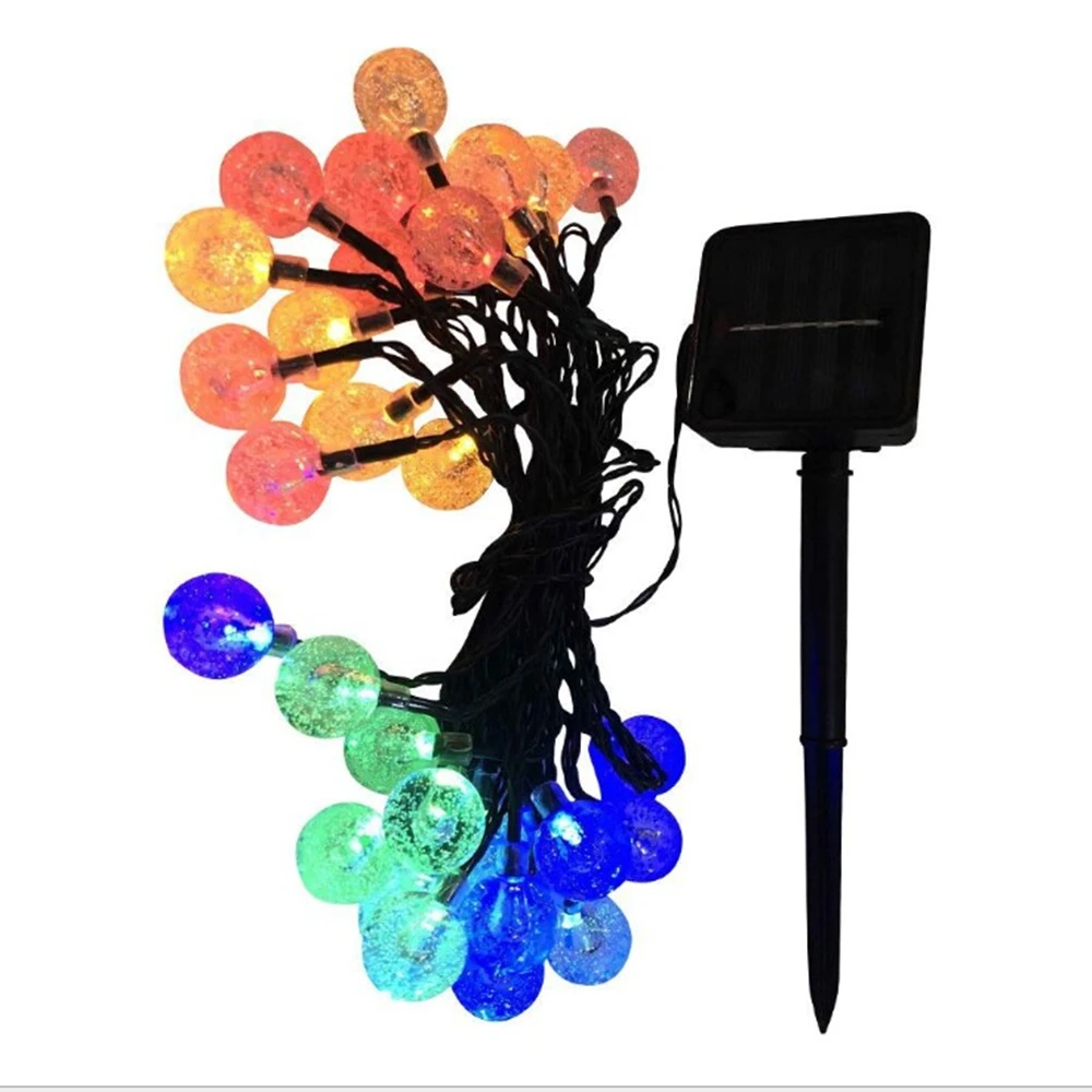 Waterproof Hanging Morocco Ball Solar Energy Waterproof String Lights Romantic Room Decoration Lighting