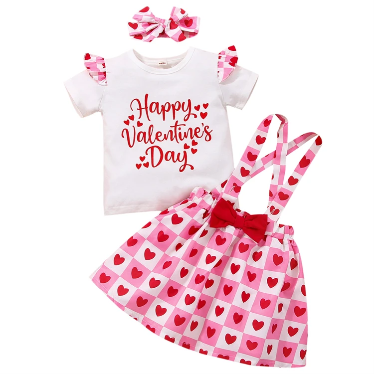 2022 Kids Valentine's Day Gifts Clothes Sets Baby Girls Happy Valentines 3  Pieces Dresses Girls Valentines Outfits - Buy Kids Valentine Gifts,Girls  Valentines Outfits,Valentines Day Gift 2022 Product on 