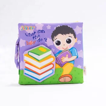 Wholesale Nontoxic Fabric Early Education Intellectual Development Safety Soft Baby Cloth Book
