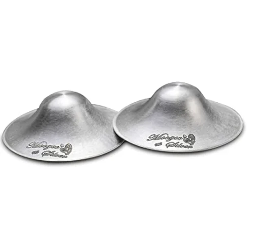 Silver Nursing Cup Wholesale, Custom Silver Nipple Covers Breastfeeding