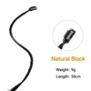 Trecce Spicy Girl tinta unita nero naturale