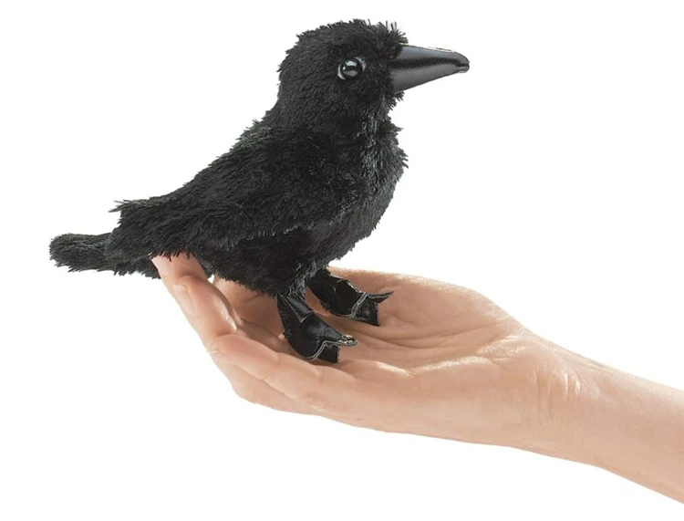 New Arrival Custom Made Super Soft Fleece Birds Stuffed Plush Toys Plush Crow Toy