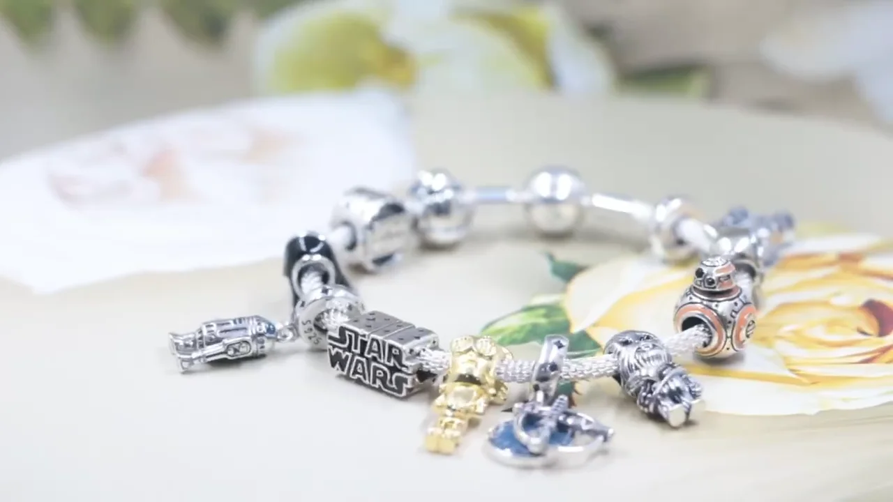 Charm Wholesale Silver 925 Starwar Yoda Charm Fits For Charm Bracelets