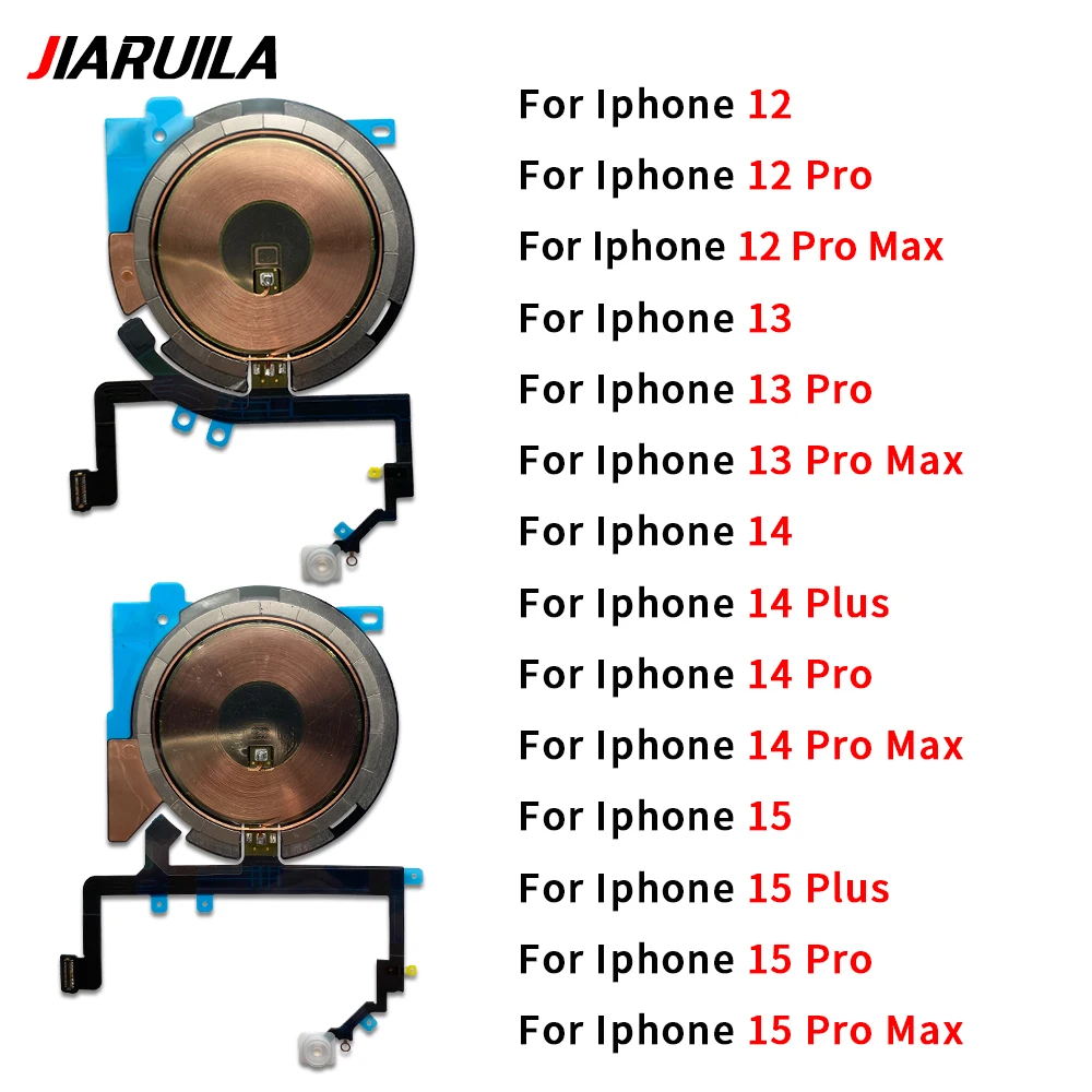 ワイヤレス充電チップコイルNFCフレックスケーブルiPhone 16 15