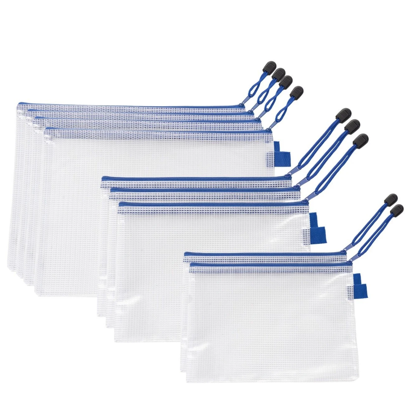 Высококачественная прочная Индивидуальная сумка A4 на молнии ПВХ для документов