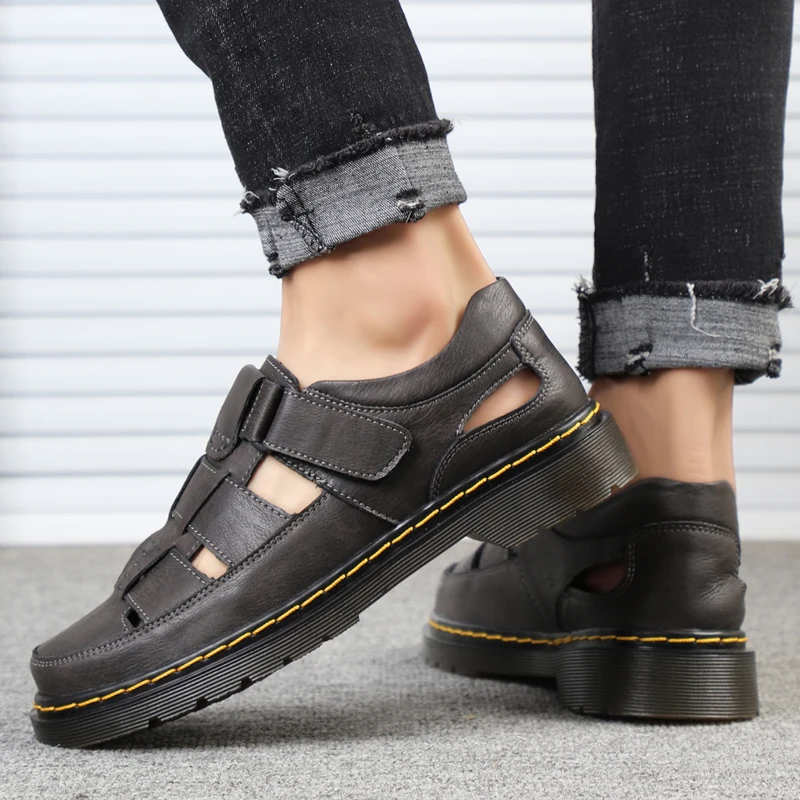 Men's fashion coved beach Durable Anti-slip Sole casual hiking outdoor sandal men
