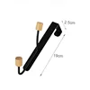 Two beads (2.5mm spacing) matte black