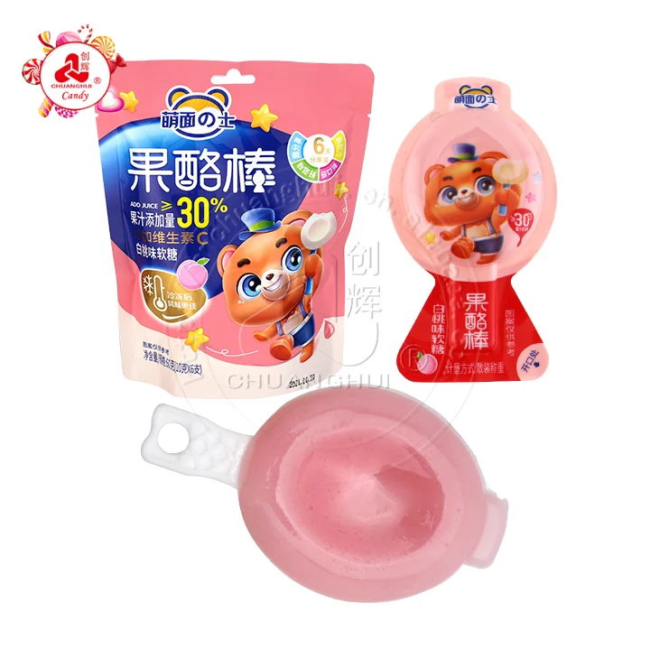 Yogurt lollipop