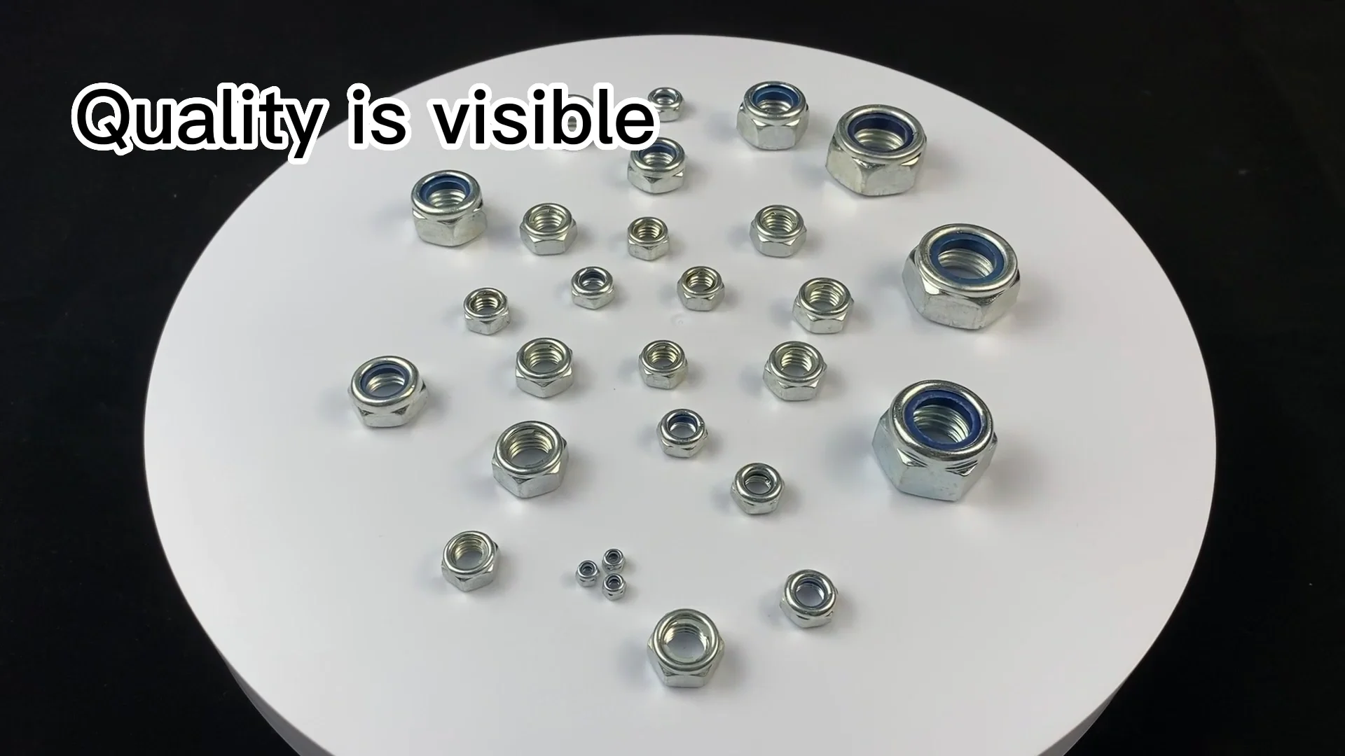 Din 985 Nylon Lock Nut Iron Sheet Lock Nut Stainless Steel 304 316 Anti