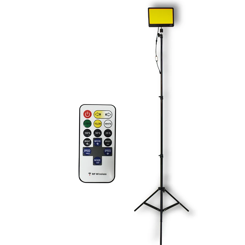 Conpex Remote Control Tent Lamp Telescopic Tripod Stand Night Market Dual Color LED Outdoor Camping Light