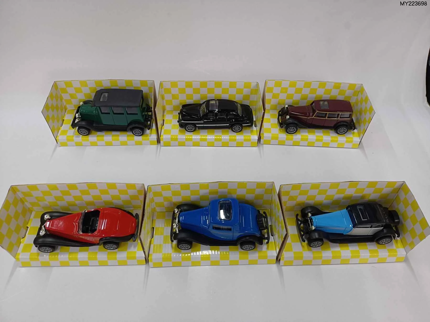 143 Scale Classic Die Cast Toys Metal Vintage Car Model Pull Back Car