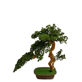 Latest design natural plastic artificial banyan tree eucalyptus bonsai plants with mini bonsai tree sale