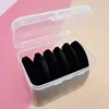 6pcs black with box